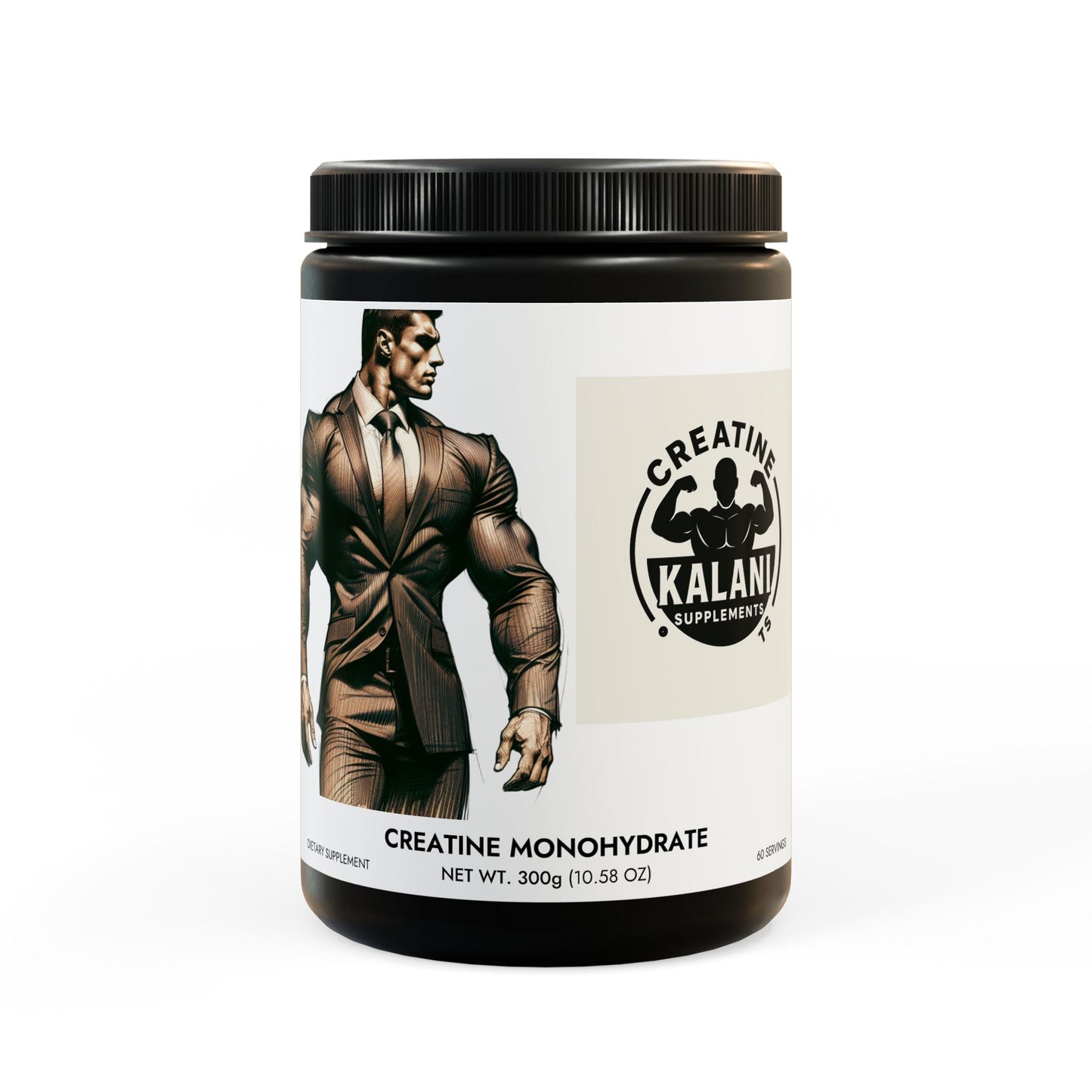 Creatine Monohydrate Supplement (300g, 10.58oz)