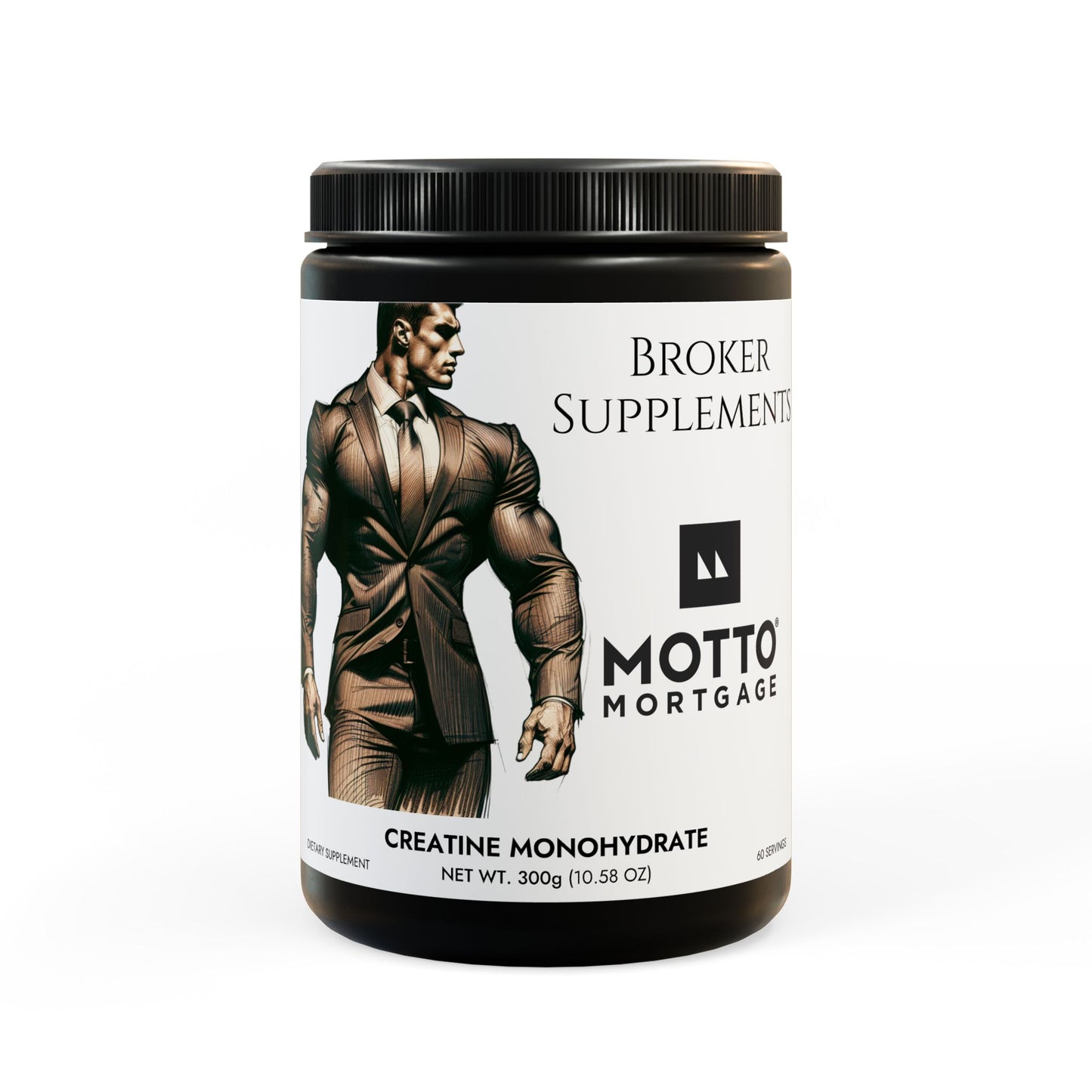 Creatine Monohydrate Supplement (300g, 10.58oz)